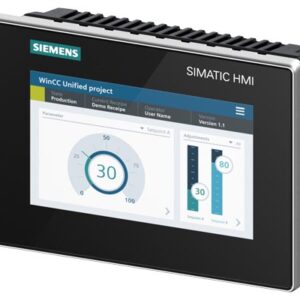 SIMATIC HMI MTP700 Unified Comfort Panel Standard Design list view